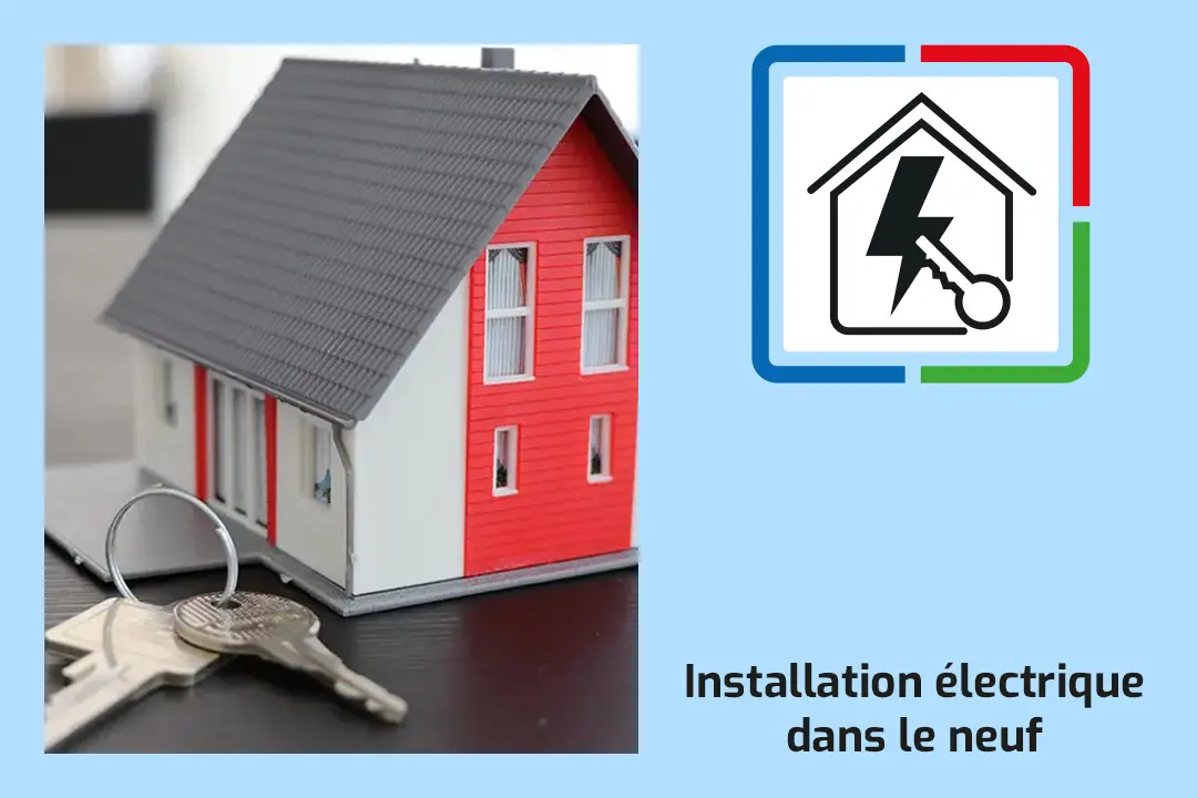 Icon carte bleue installation électrique dans le neuf