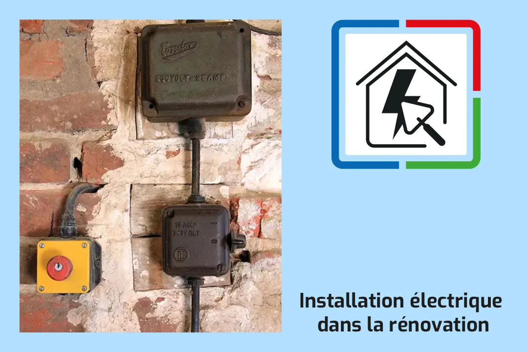 Icon carte bleue installation électrique pour la rénovation