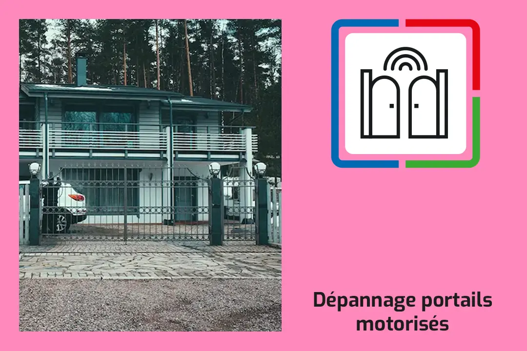 Icon carte rouge motorisation de portail